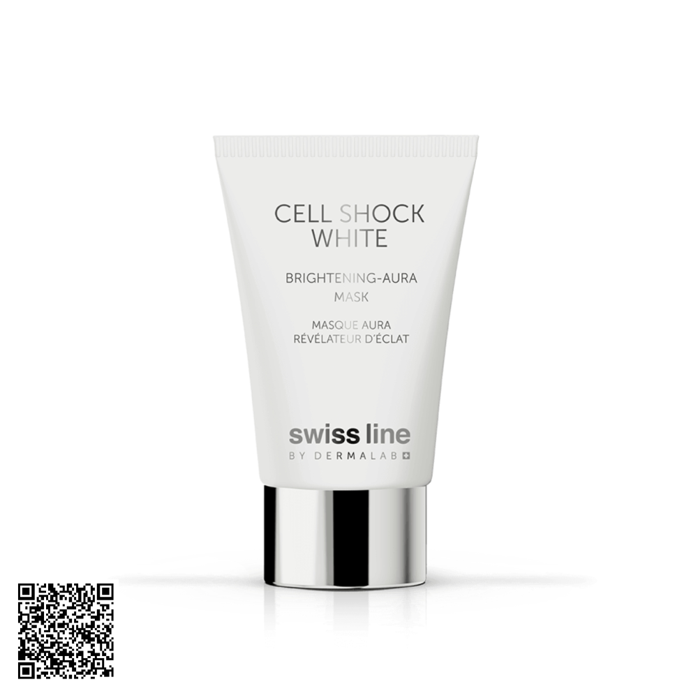 Mặt Nạ Dưỡng Trắng Swissline Cell Shock White Brightening-Aura Mask Từ Thuỵ Sĩ 75ml