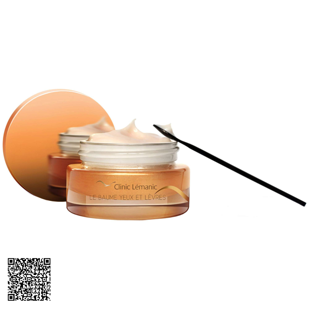 Kem Dưỡng Hỗ Trợ Ngừa Lão Hóa Cho Mắt Và Môi Swissline Clinic Lemanic Le Baume Yeux ET Levres Từ Thuỵ Sĩ 15ml