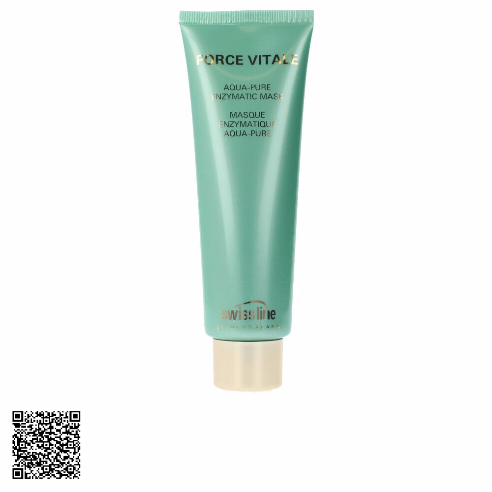 Mặt Nạ Đất Sét Trắng Làm Sạch Và Phục Hồi Da Swissline Force Vitale Aqua-Pure Enzymatic Mask Từ Thuỵ Sĩ 75ml