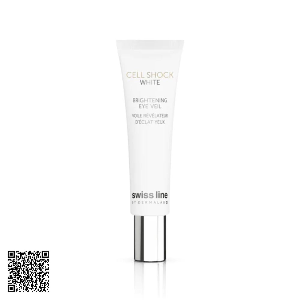 Sữa Dưỡng Chống Nắng Cho Mắt Swissline Cell Shock White Brightening Eye Veil SPF50+++ Từ Thuỵ Sĩ 15ml
