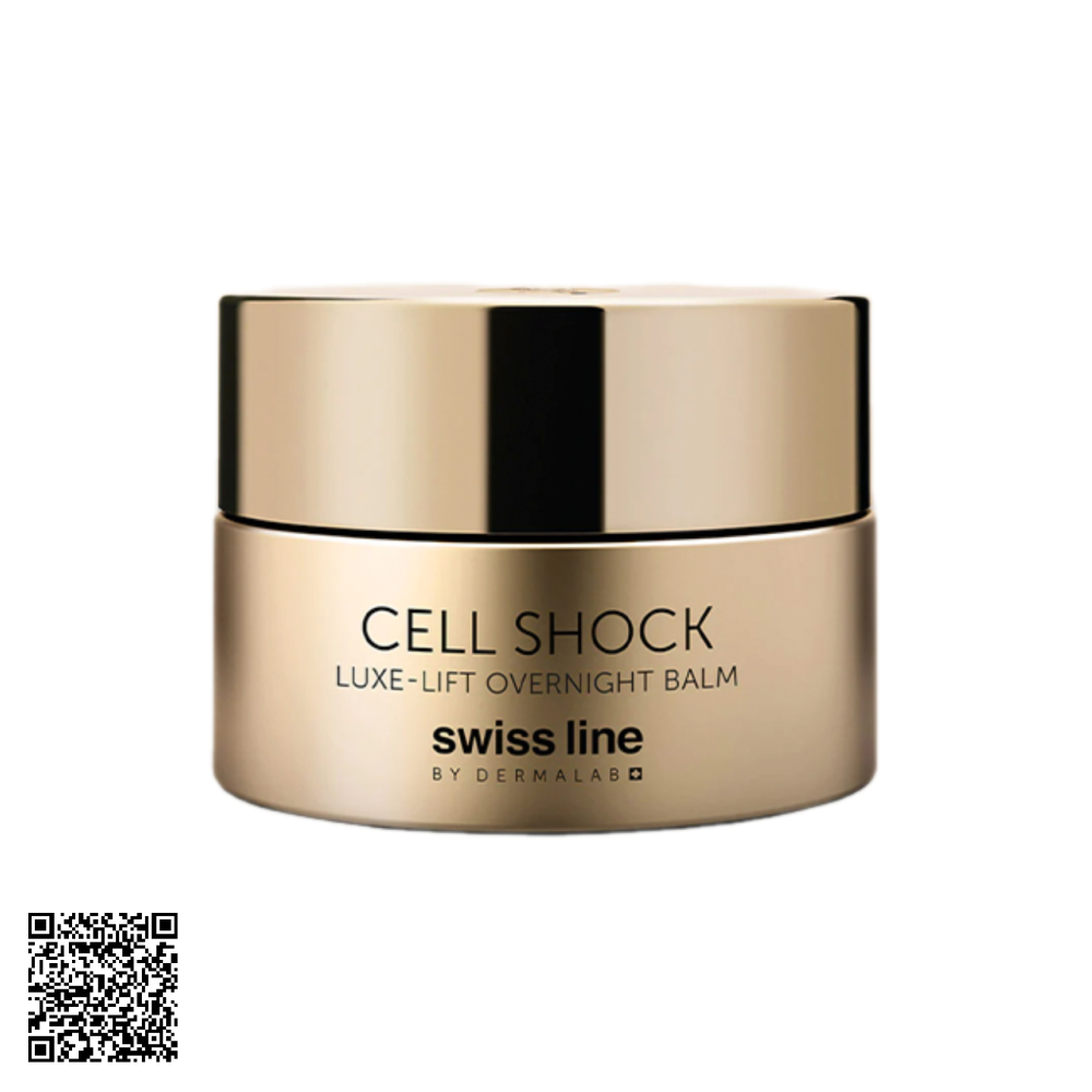 Kem Nâng Cơ Hỗ Trợ Ngừa Lão Hóa Ban Đêm Swissline Cell Shock Luxe-Lift Overnight Balm Từ Thuỵ Sĩ 50ml