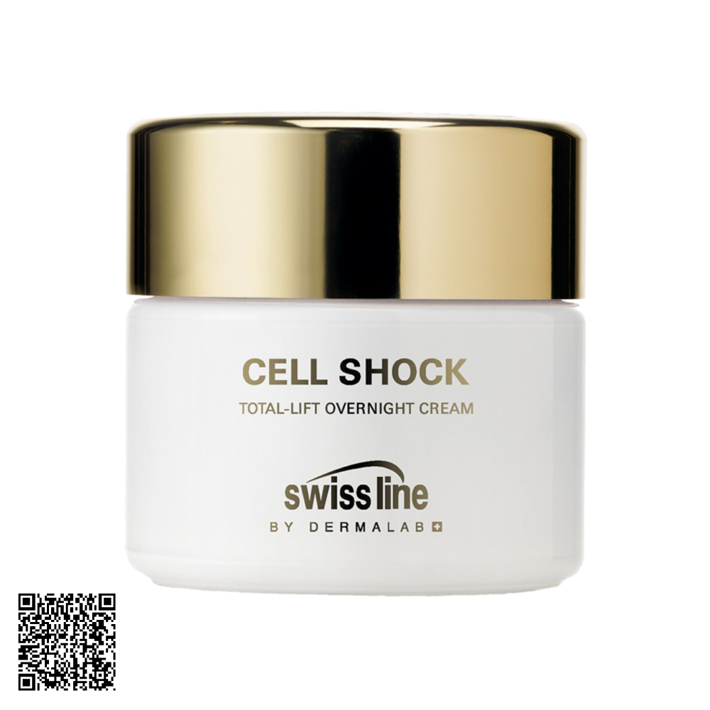 Kem Dưỡng Trắng Tái Tạo Tế Bào Da Swissline Cell Shock Total-Resurface Overnight Cream Từ Thuỵ Sĩ 50ml
