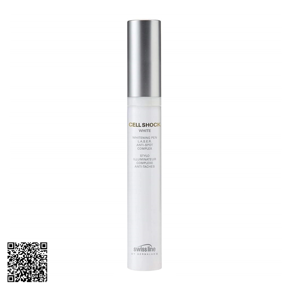 Swissline Cell Shock White Whitening Pen L.A.S.E.R Anti-Spot Complex Từ Thuỵ Sĩ 15ml