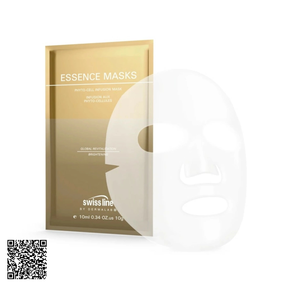 Mặt Nạ Trẻ Hóa Da Swissline Essence Masks Phyto-Cell Infusion Mask Từ Thuỵ Sĩ 10 Miếng