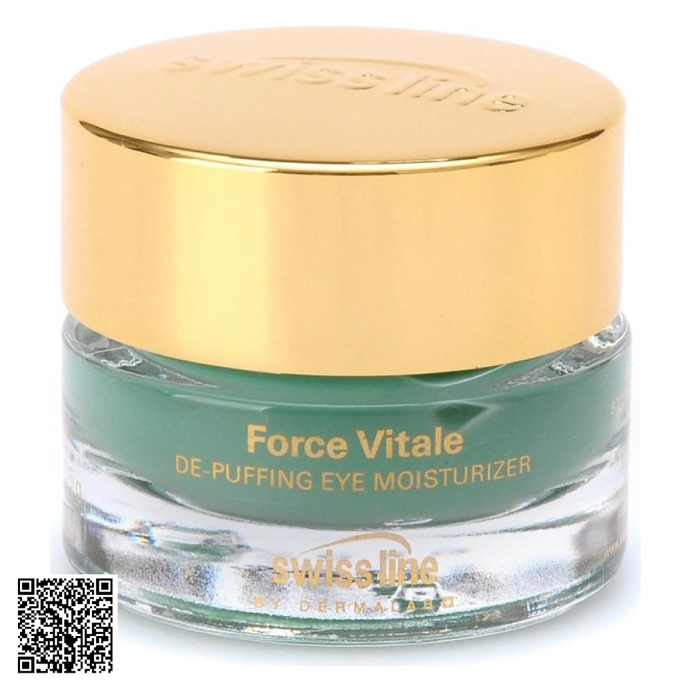 Gel giảm Quầng Thâm Và Bọng Mắt Swissline Force Vitale De Puffing Moisturizer Từ Thuỵ Sĩ 15ml