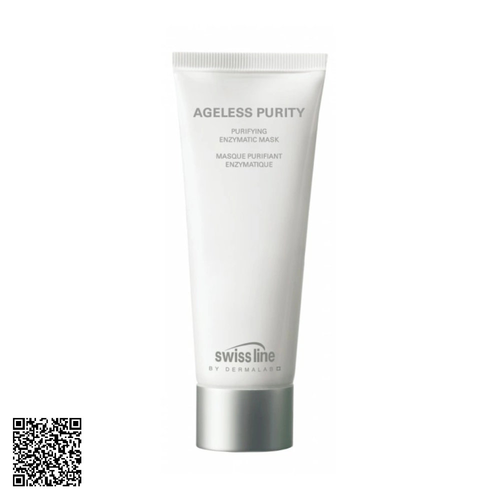 Mặt Nạ Enzyme Giảm Mụn Swissline Ageless Purity Purifying Enzymatic Mask Từ Thuỵ Sĩ 75ml