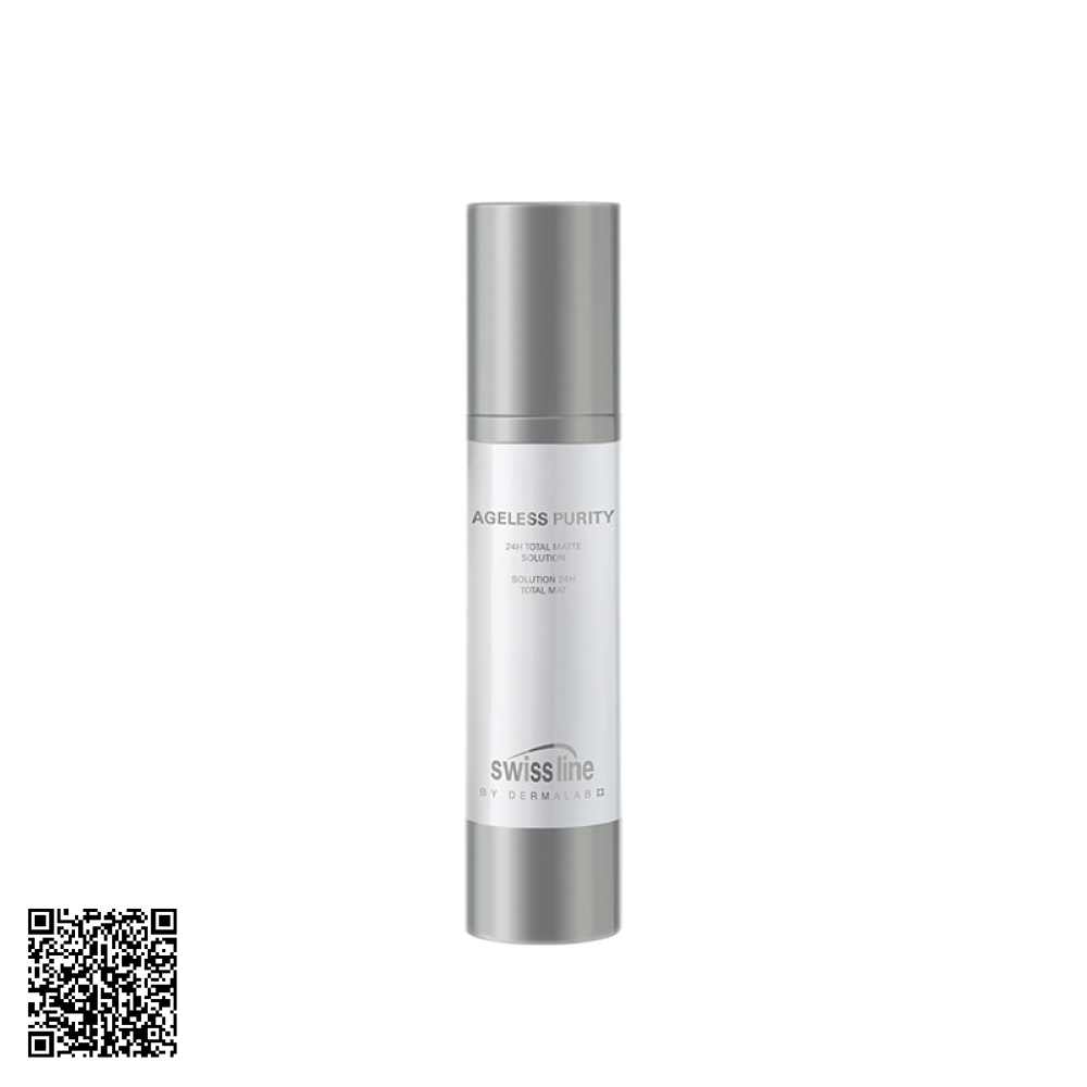 Nhũ Tương Bảo Vệ Làm Sáng Da Swissline Ageless Purity 24h Total Matte Solution Từ Thuỵ Sĩ 50ml