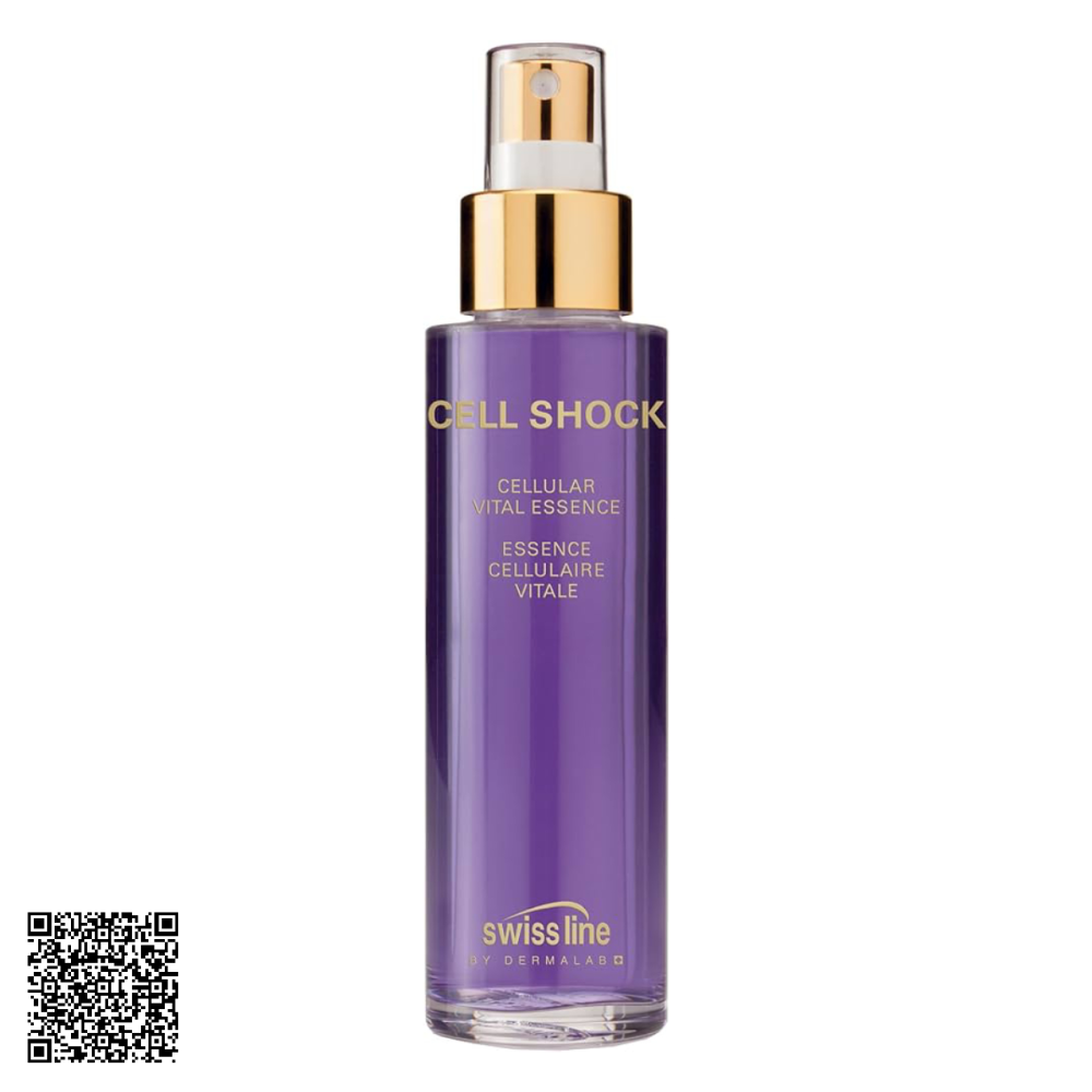 Tinh Chất Hỗ Trợ Ngừa Lão Hóa Và Tái Tạo Da Swissline Cell Shock Cellular Vital Essence Từ Thuỵ Sĩ 100ml