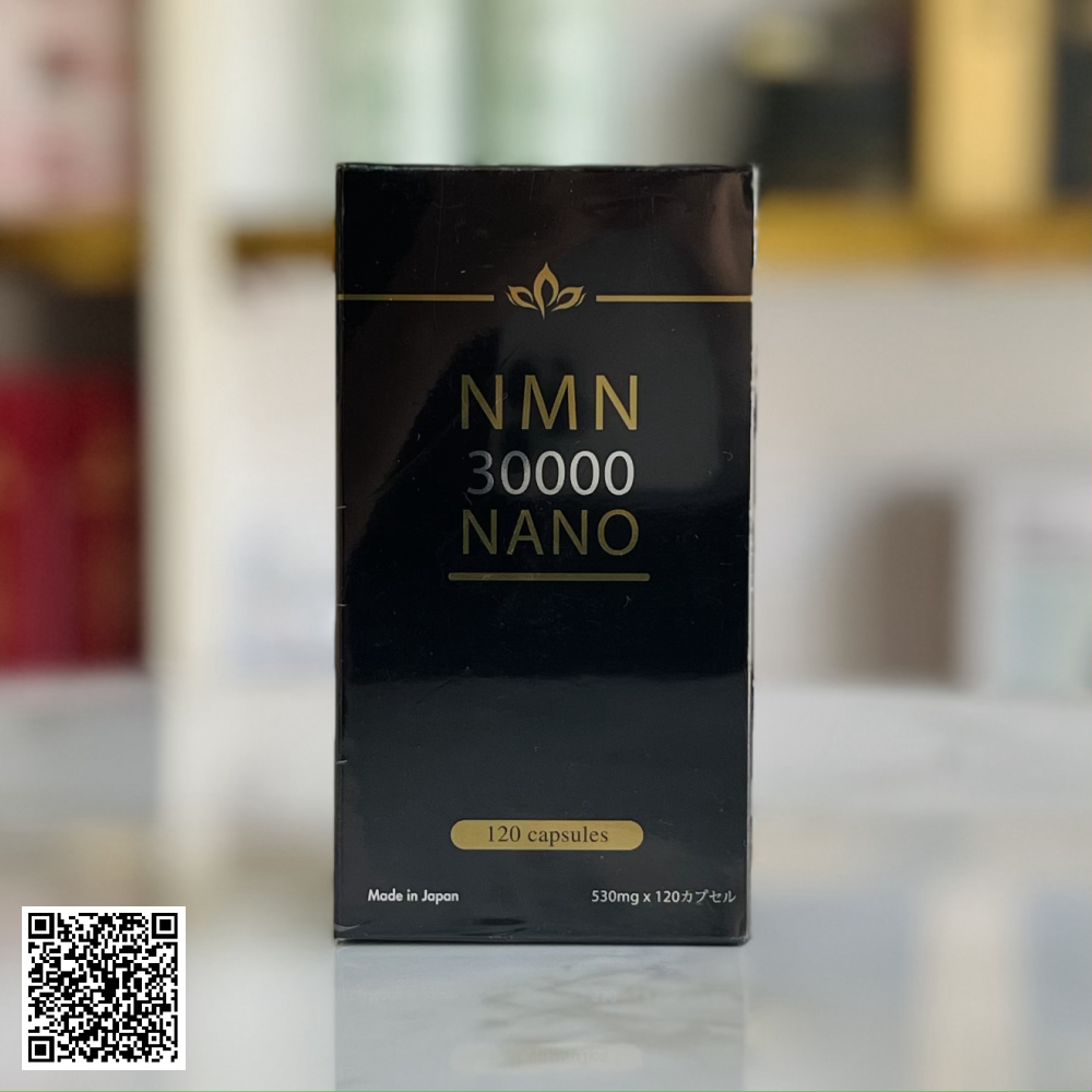 Viên Uống Trẻ Hoá Da Và Hỗ Trợ Ngừa Lão Hóa NMN 30000 NANO Từ Nhật Bản 120 Viên