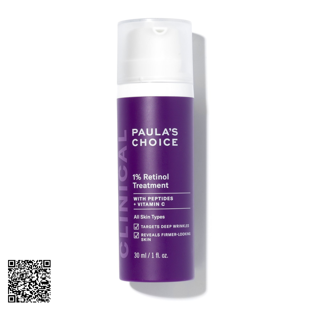 Tinh Chất Mờ Nám, hỗ trợ ngừa lão hóa Paula’s Choice Clinical 1% Retinol Treatment Từ Mỹ 30ml