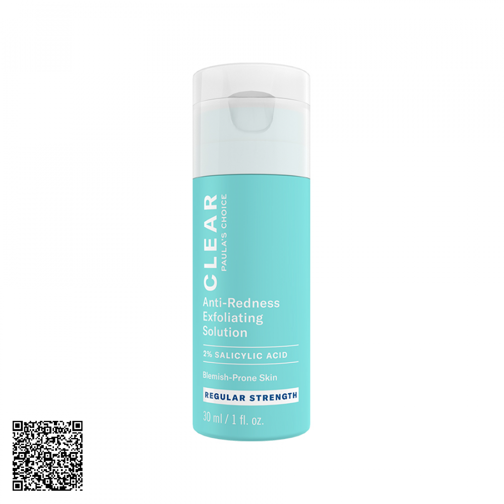Dung Dịch Tẩy Tế Bào Chết Paula’s Choice Clear Regular Strength Anti-Redness Exfoliating Solution With 2% Salicylic Acid Từ Mỹ 118ml