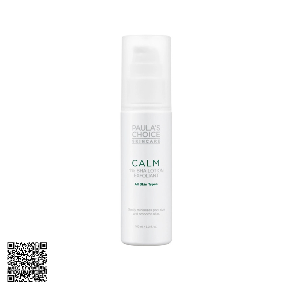 Kem Tẩy Tế Bào Chết Dịu Nhẹ Paula’s Choice Calm 1% BHA Lotion Exfoliant Từ Mỹ 100ml