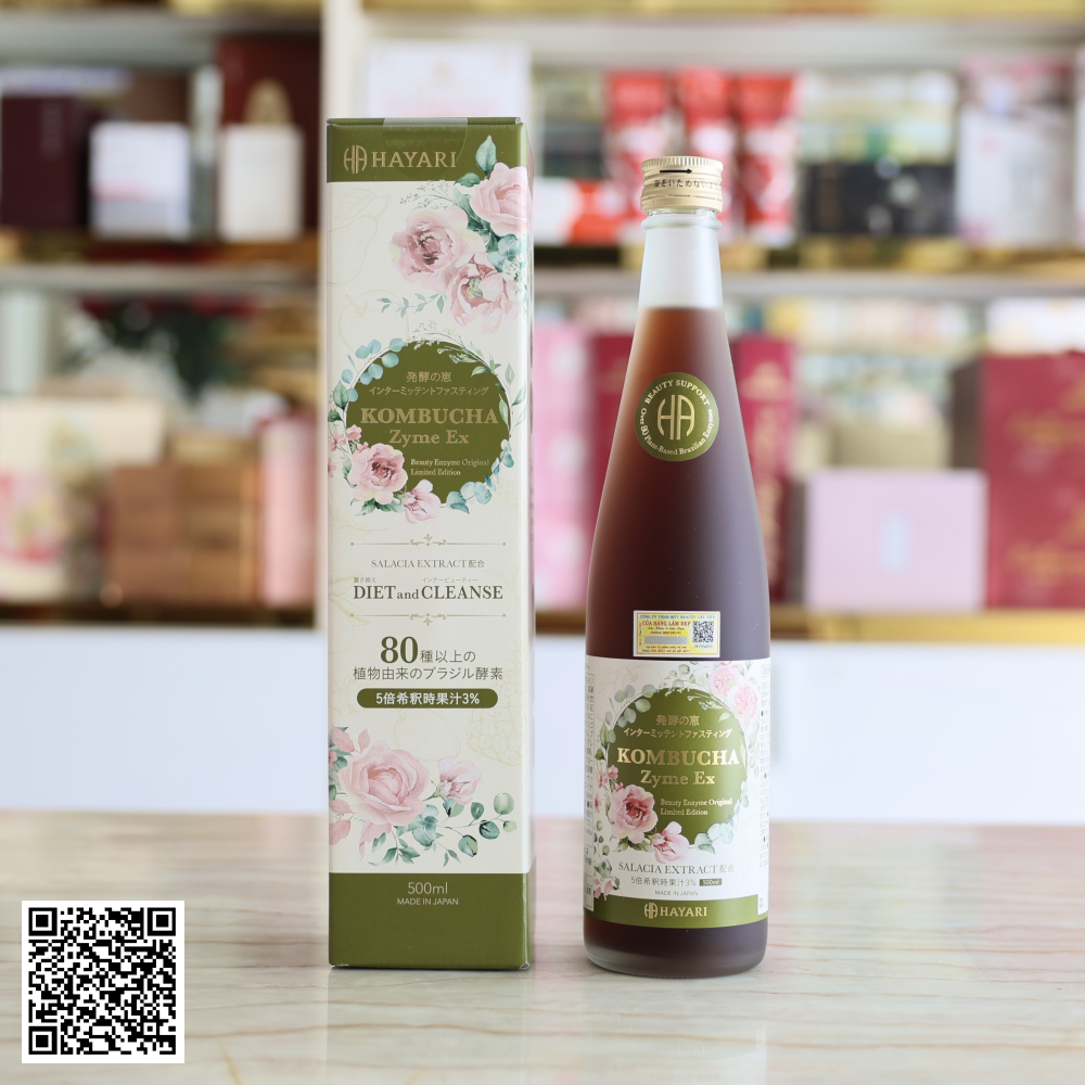 Nước Uống Detox Thải Độc Kombucha Zyme Ex Từ Nhật 500ml