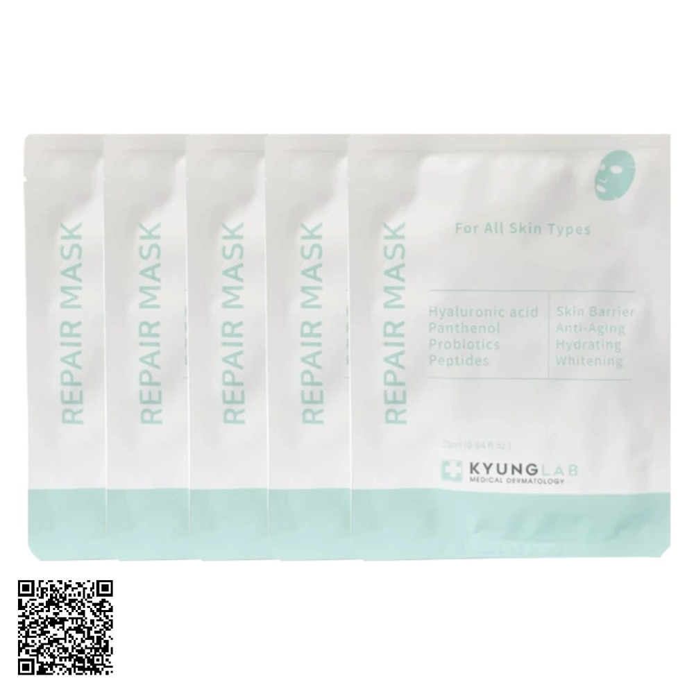 Mặt Nạ Phục Hồi Da Kyung Lab Repair Mask For All Skin Types Từ Hàn Quốc Hộp 5 Miếng
