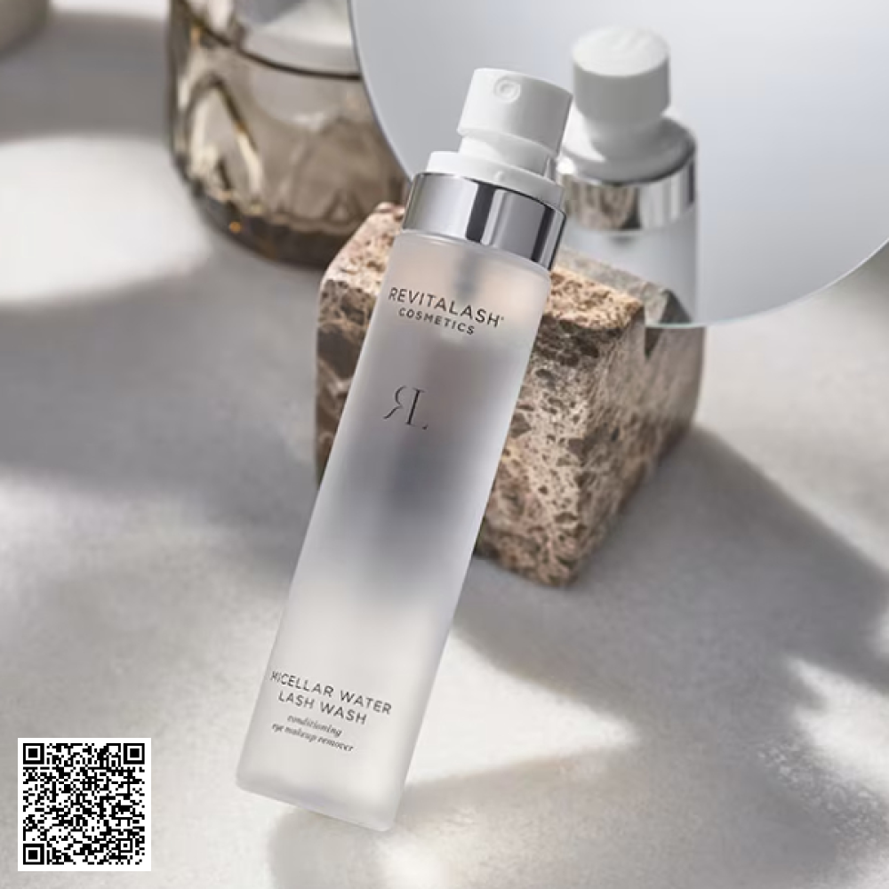 Nước Tẩy Trang Cho Mắt Và Mi Nhạy Cảm Revitalash Cosmetics Micellar Water Lash Wash Từ Mỹ 100ml