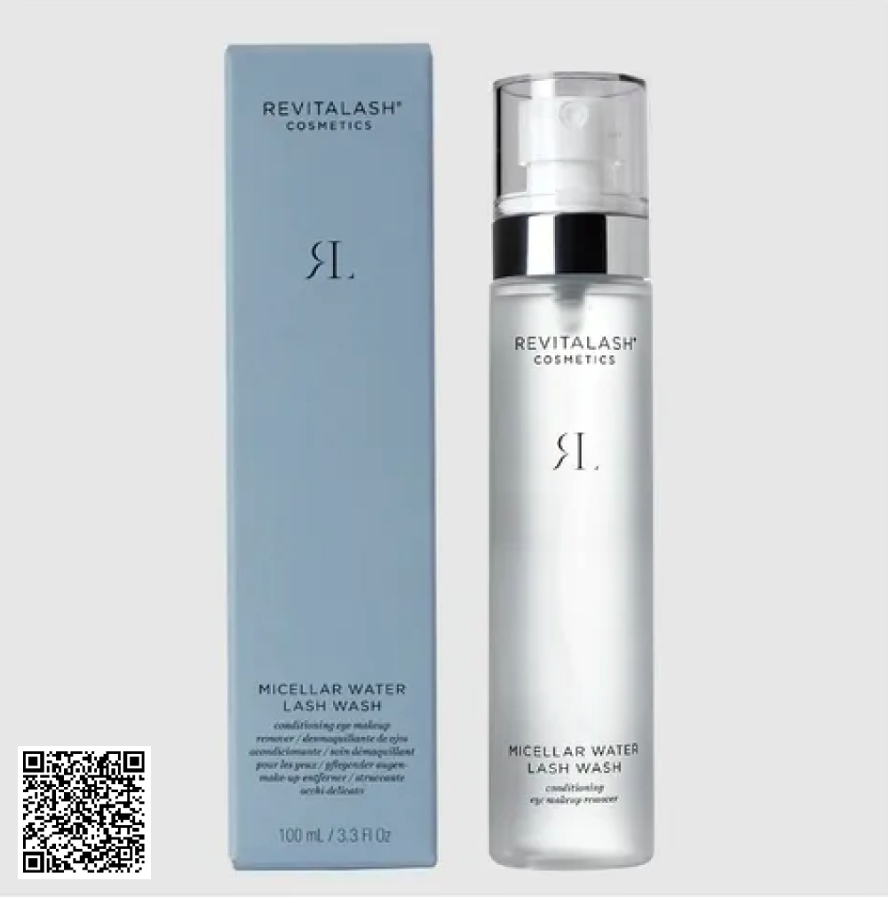 Nước Tẩy Trang Cho Mắt Và Mi Nhạy Cảm Revitalash Cosmetics Micellar Water Lash Wash Từ Mỹ 100ml
