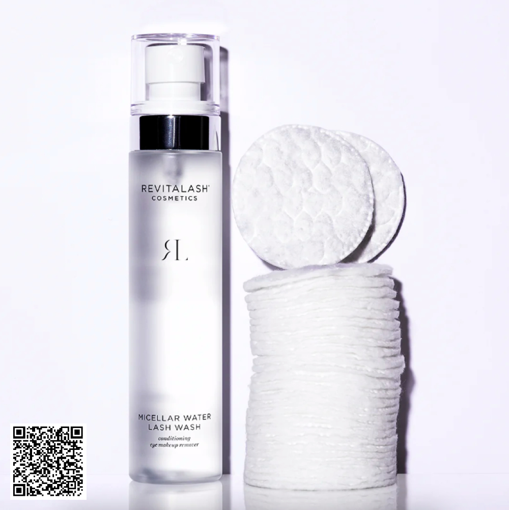 Nước Tẩy Trang Cho Mắt Và Mi Nhạy Cảm Revitalash Cosmetics Micellar Water Lash Wash Từ Mỹ 100ml
