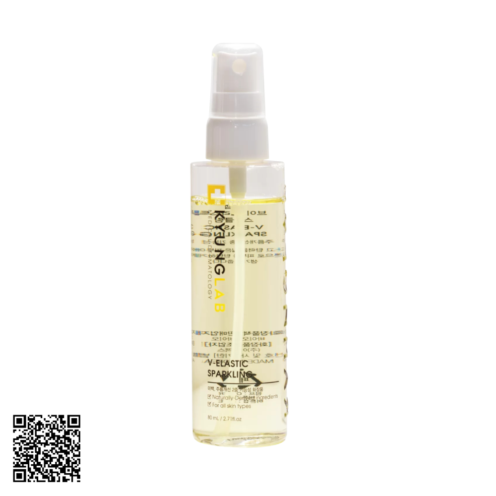 Xịt Dưỡng Khoá Ẩm Căng Bóng Kyung Lab V – Elastic Sparkling Từ Hàn Quốc 80ml