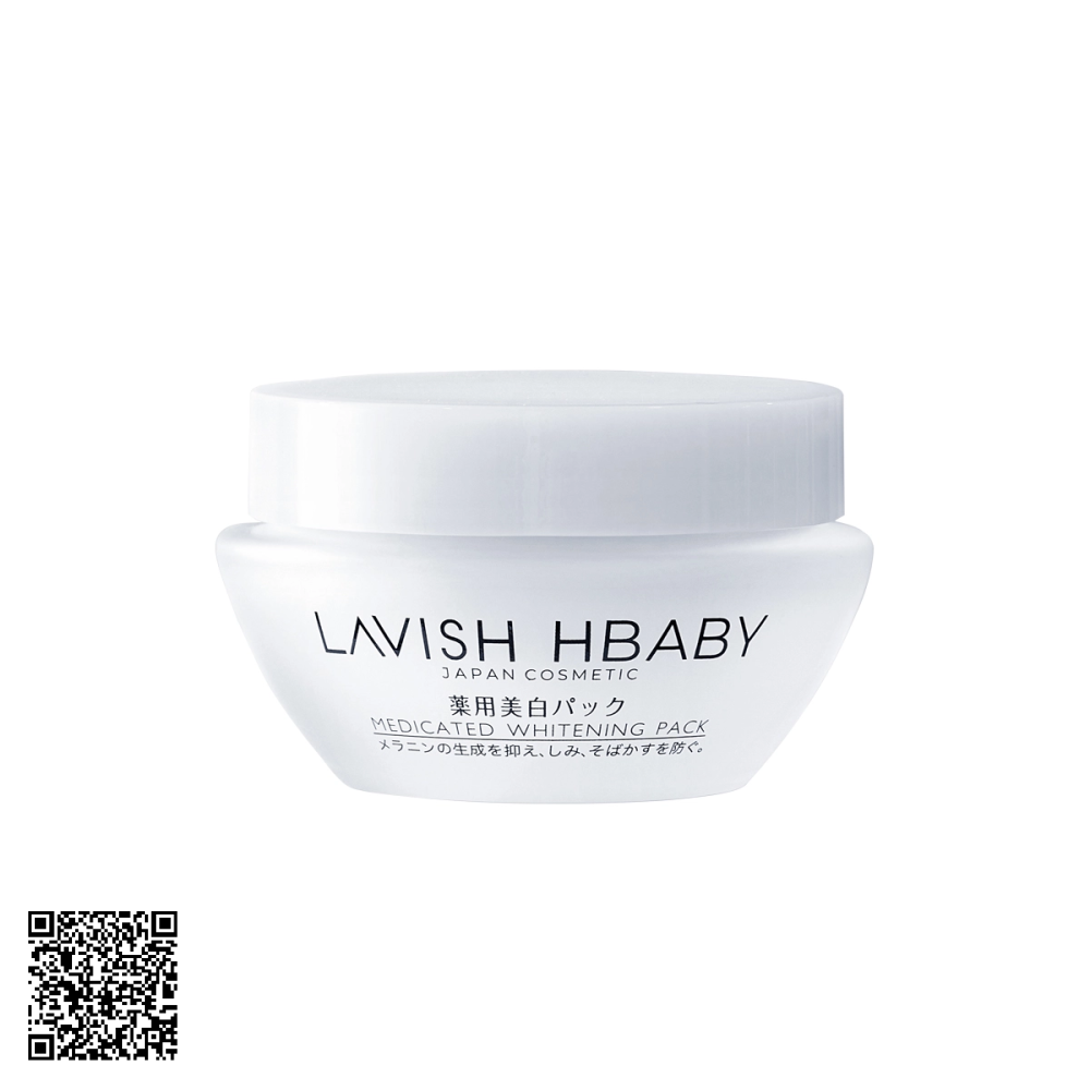 Kem Dưỡng Trắng Da Ban Ngày Nhau Thai Lavish H Baby Medicated Whitening Pack Từ Nhật Bản 50ml