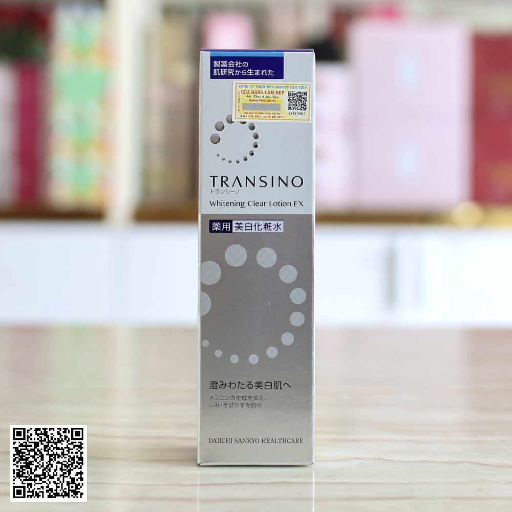 Nước Hoa Hồng Dưỡng Trắng Da Transino Whitening Clear Lotion EX Từ Nhật Bản 150ml (Cty)
