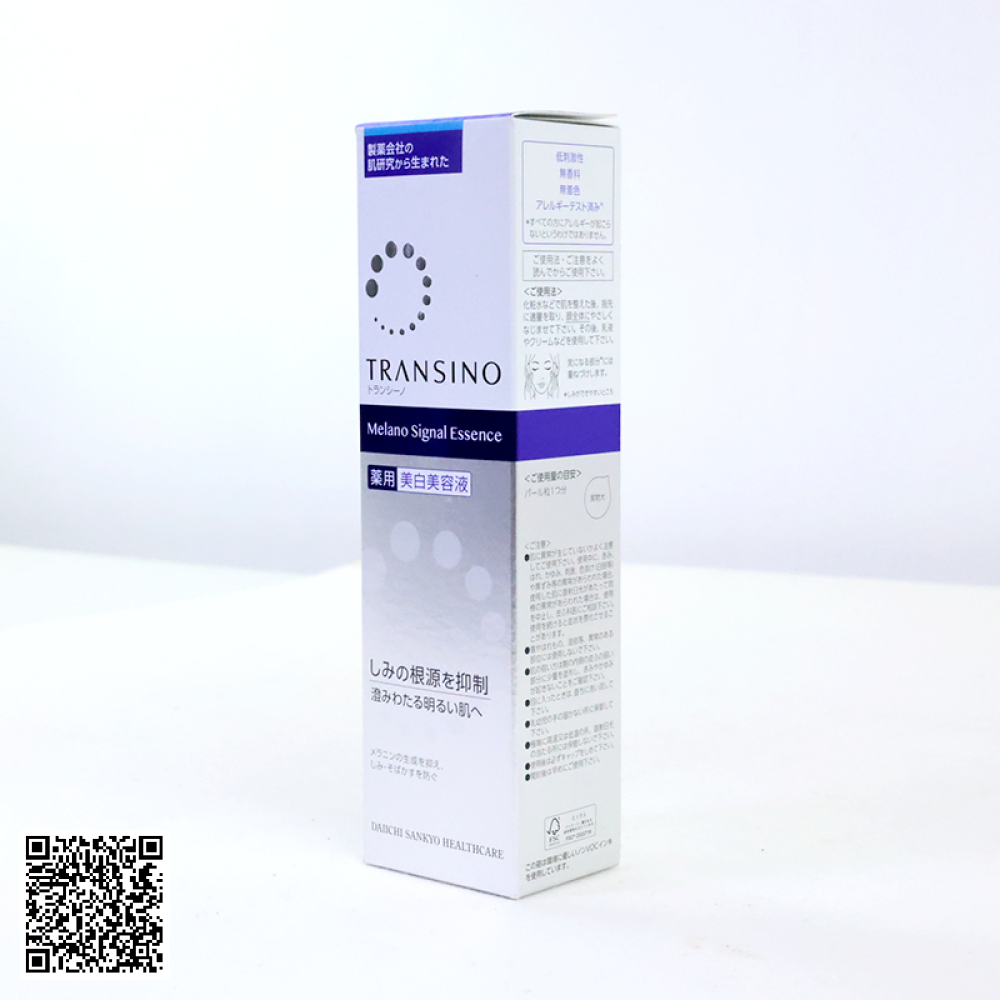 Tinh Chất Ngăn Chặn Kép Transino Melano Signal Essence Trắng Sáng Da Từ Nhật Bản 50g