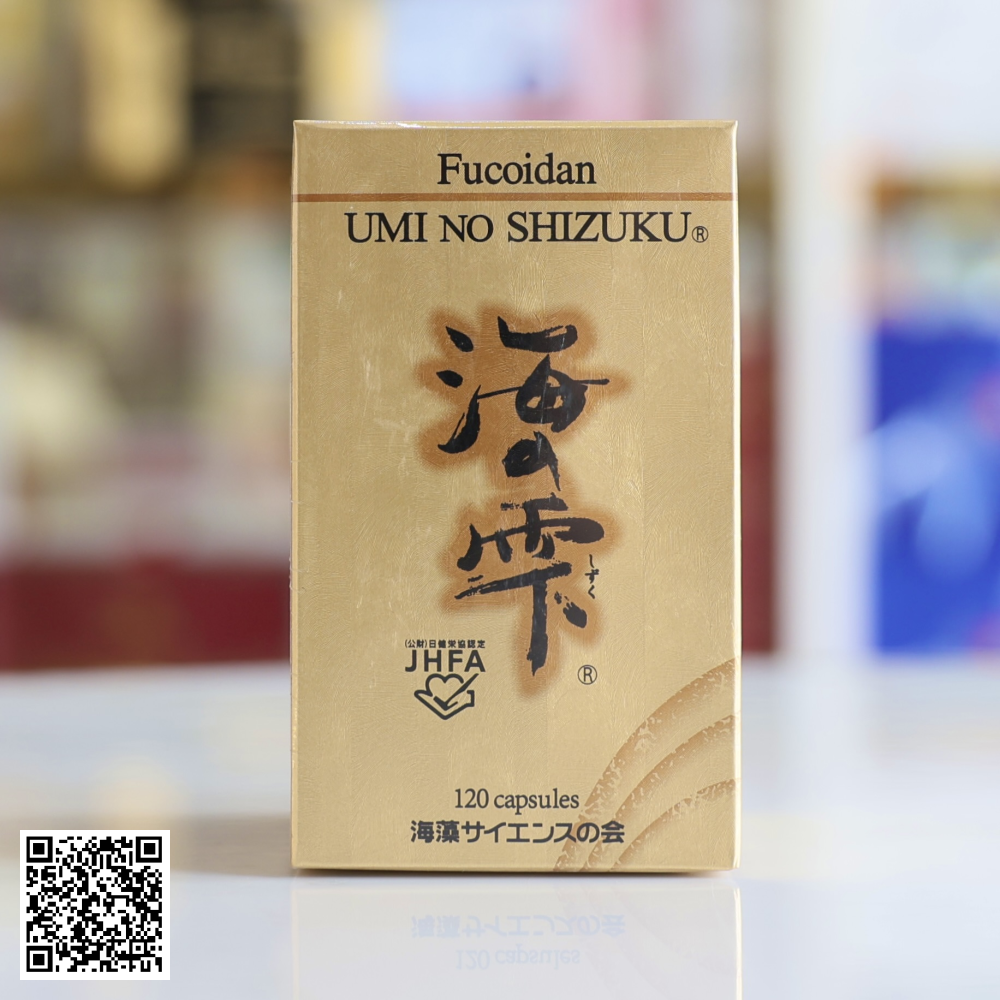 Viên Uống Fucoidan Umi No Shizuku JHFA Từ Nhật Bản 120 Viên
