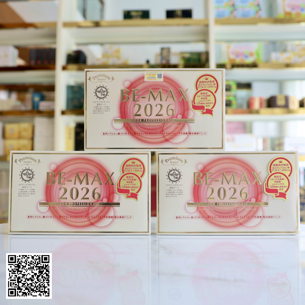Liệu Trình Tinh Chất Trẻ Hóa Da Be-Max 2026 Từ Nhật Bản