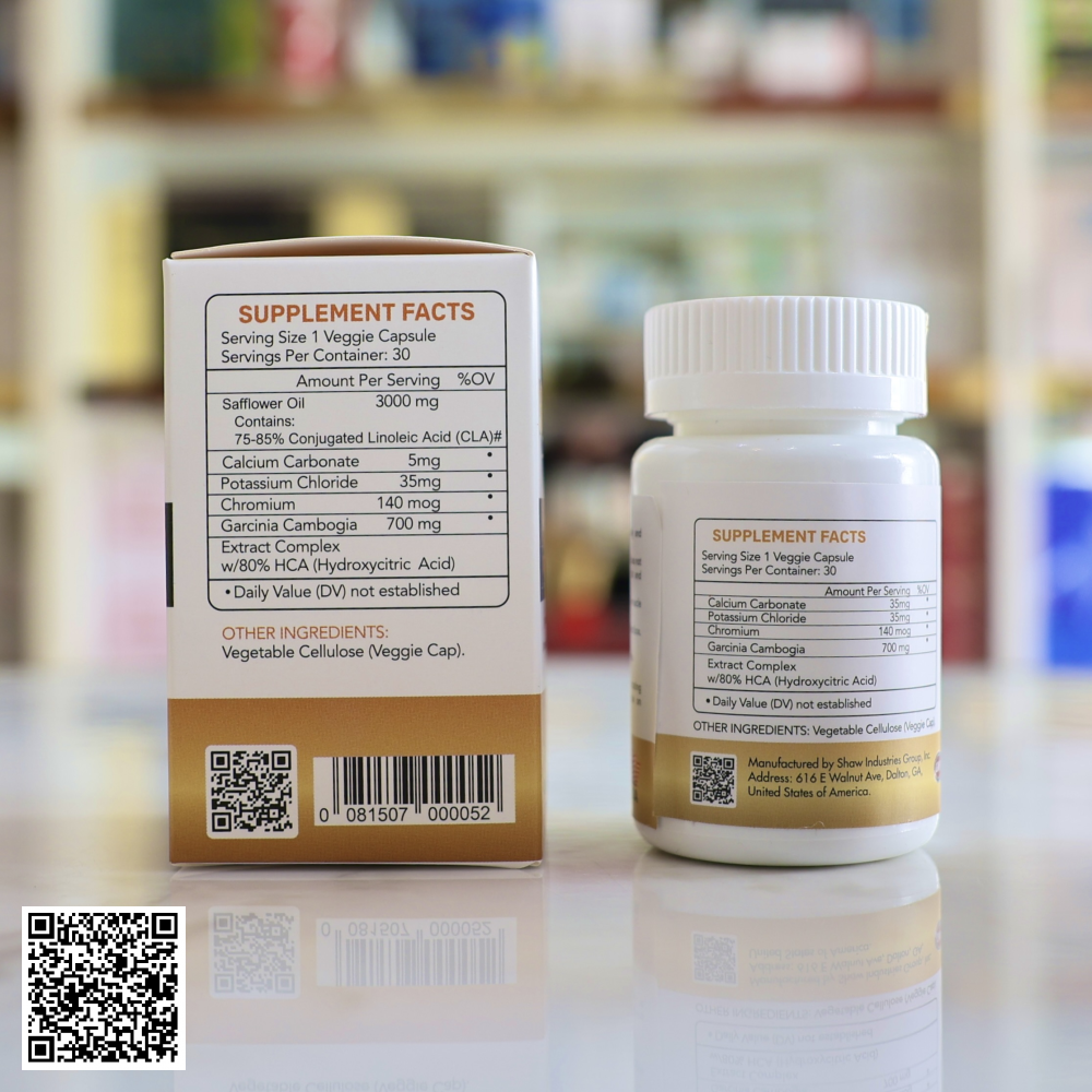 Viên Uống Giảm Cân Đốt Mỡ Monica Gin Clean Maximum Strength Từ Mỹ Hộp 30 Viên