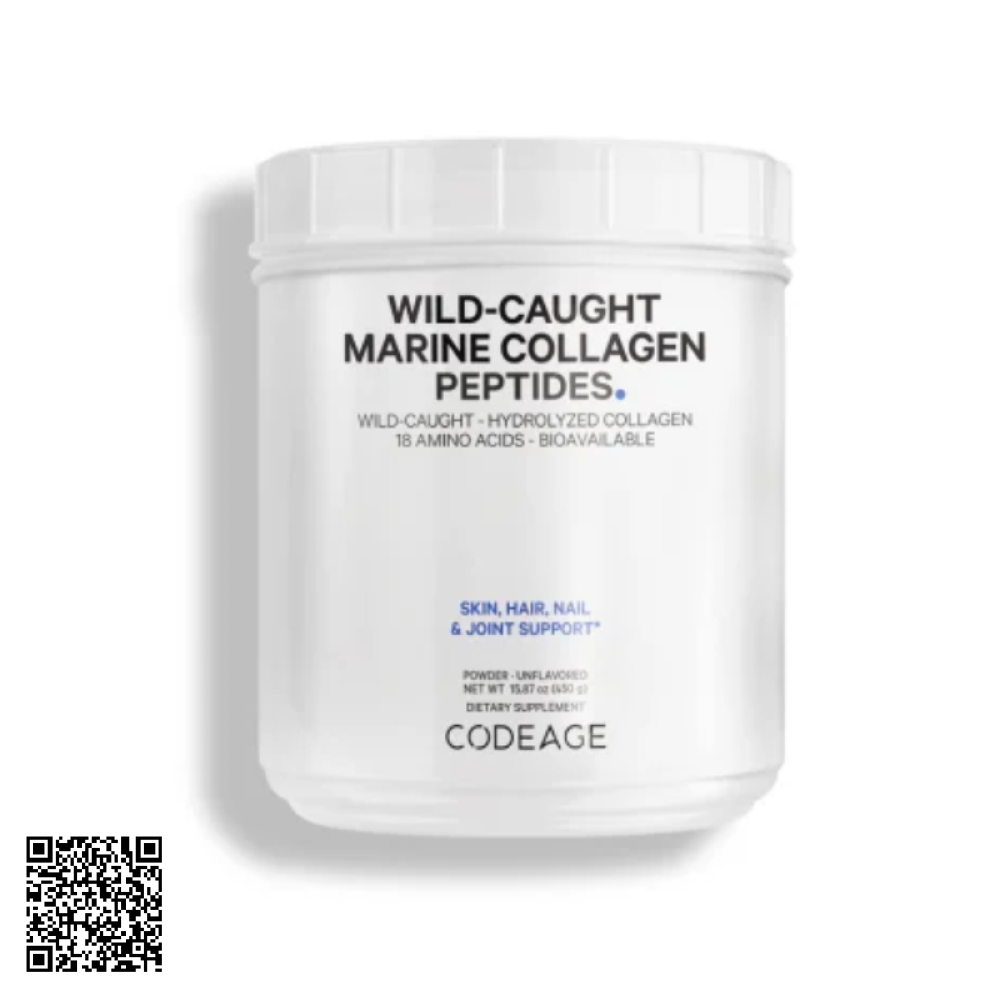 Collagen Cá Đại Dương Codeage Marine Collagen Peptides Từ Mỹ 450g