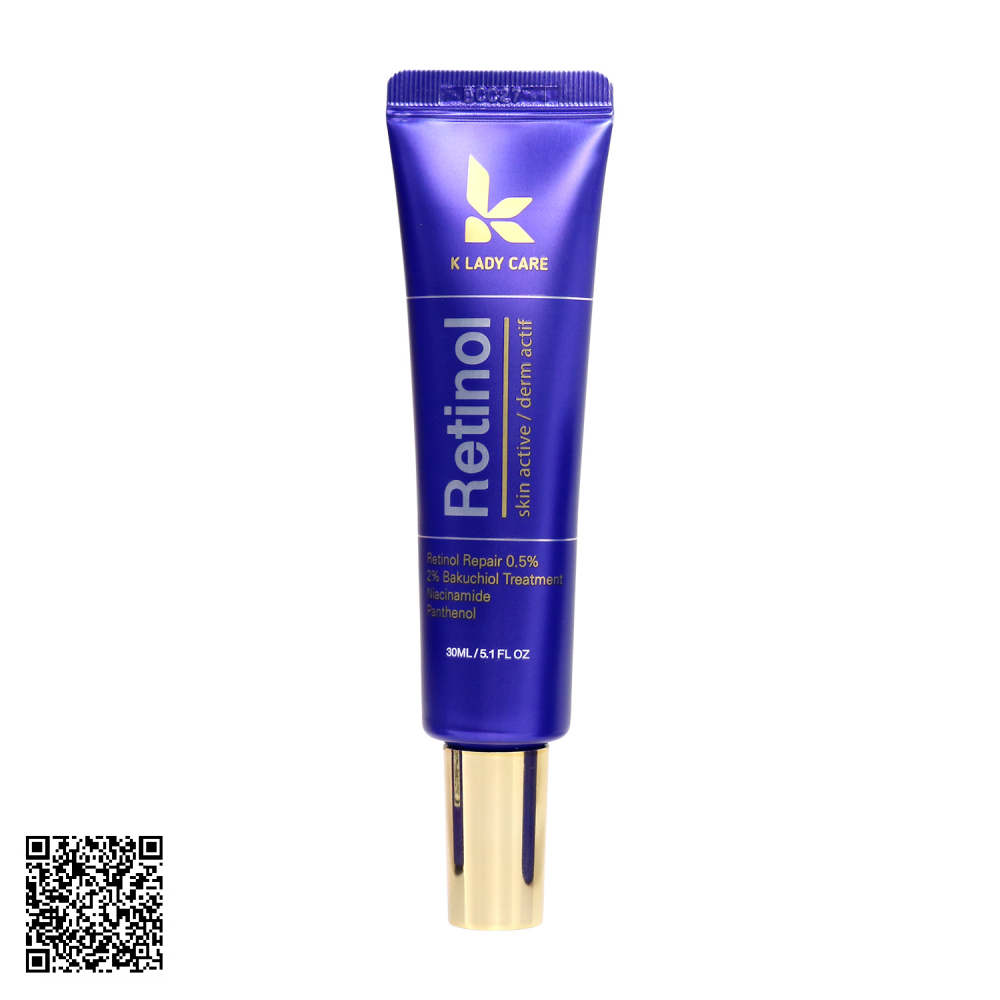 Kem Dưỡng Hỗ Trợ Ngừa Lão Hóa K Lady Care Premium Retinol Elastin Cream Từ Hàn Quốc 30ml