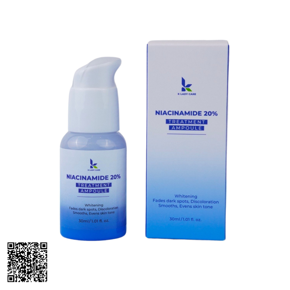 Tinh Chất Thu Nhỏ Lỗ Chân Lông, Tăng Cường Bảo Vệ Da Niacinamide 20% K Lady Care Từ Hàn Quốc 30ml