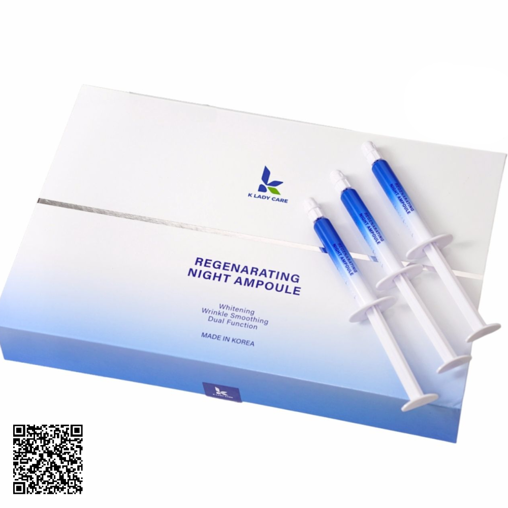 Set Tinh Chất Dưỡng Da Ban Đêm K Lady Care Regenarating Night Ampoule Từ Hàn Quốc Hộp 6 Ống