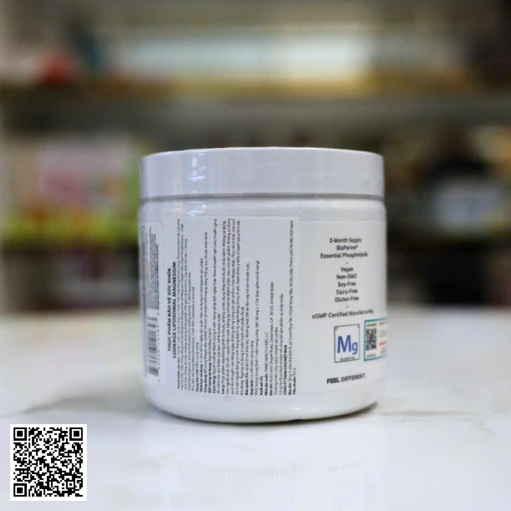 Viên bổ sung Magie CodeAge Liposomal Magnesium Glycinate Từ Mỹ 240 Viên