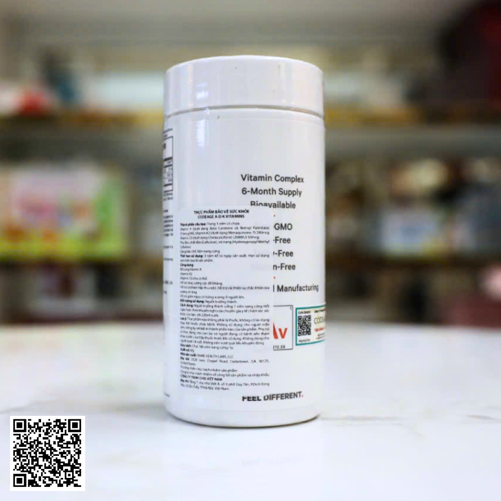 Viên Bổ Sung CodeAge ADK Vitamins Vitamin 3-Trong-1 Từ Mỹ 180 Viên