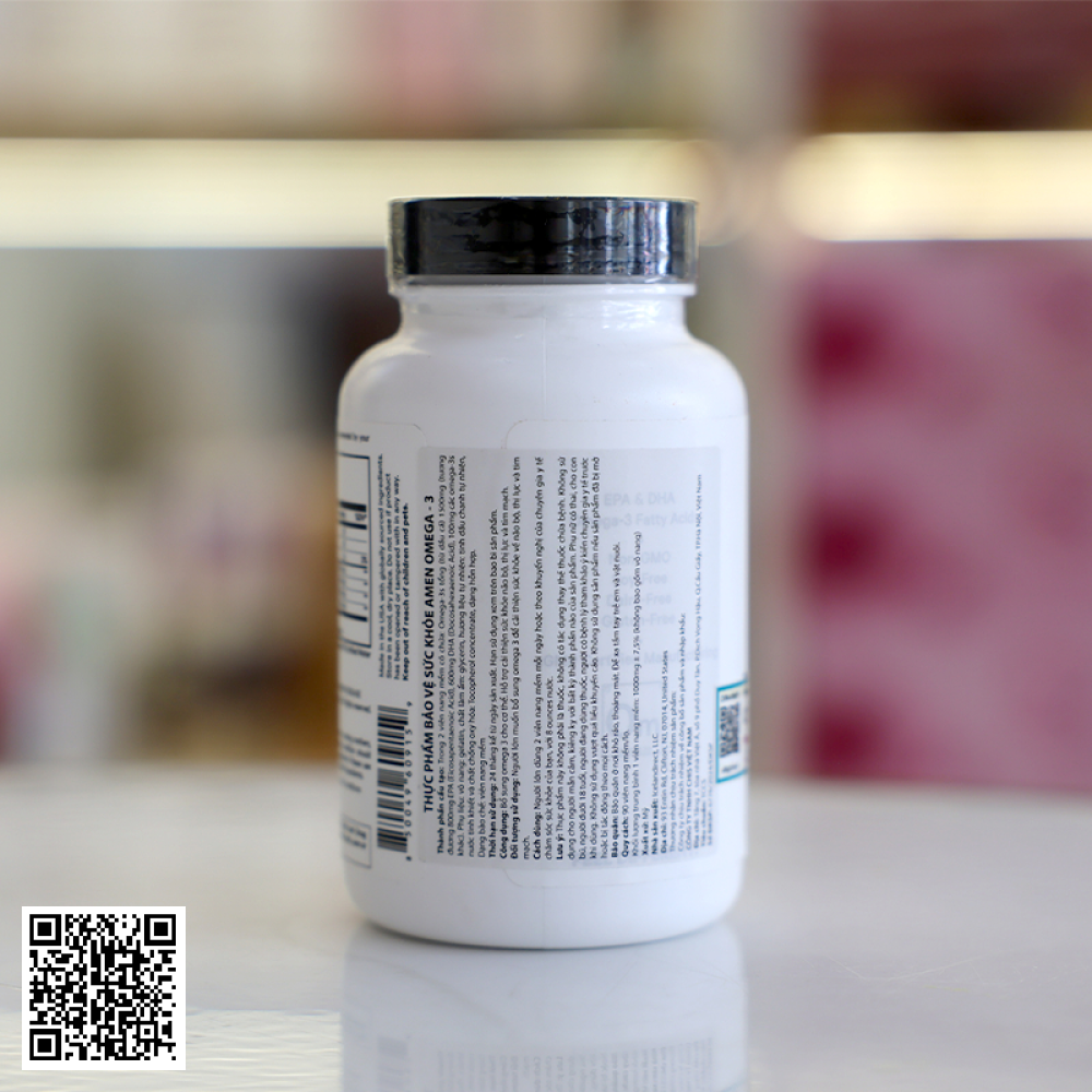 Viên Dầu Cá Codeage Amen Omega-3 Từ Mỹ 90 Viên