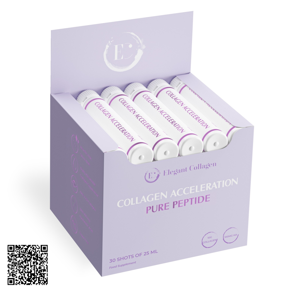 Collagen Hỗ Trợ Ngừa Lão Hóa Elegant Collagen Acceleration Từ Thụy Điển Hộp 30 Ống