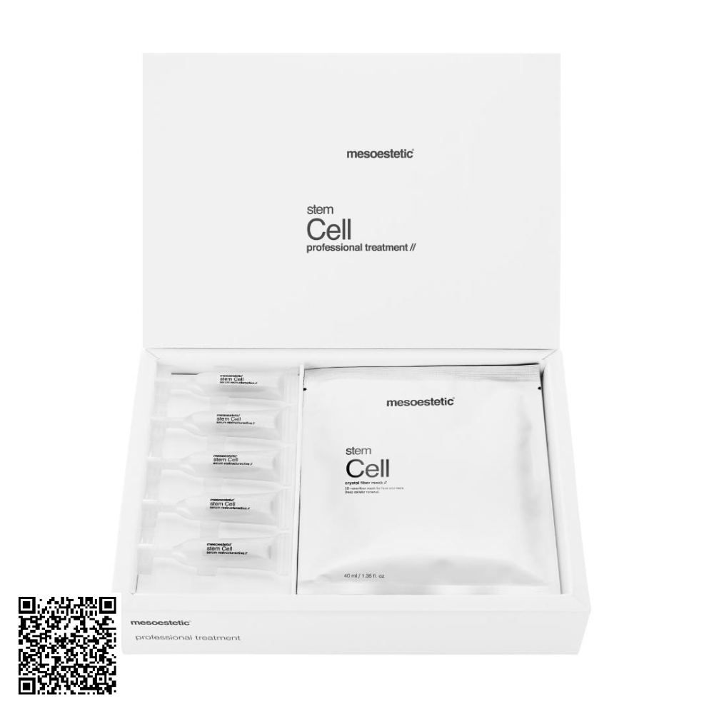 Bộ Sản Phẩm Trẻ Hoá Da Mesoestetic Stem Cell Professional Treatment Từ Tây Ban Nha 3 Món/Hộp