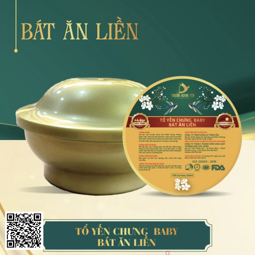 Tổ yến Chưng Baby - Bát Ăn Liền