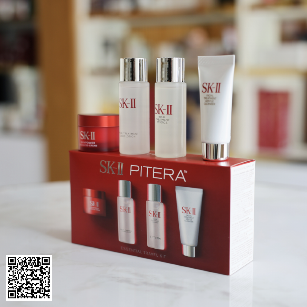 Bộ Dưỡng Da Mini SK-II Pitera Essential Travel Kit Từ Nhật Bản