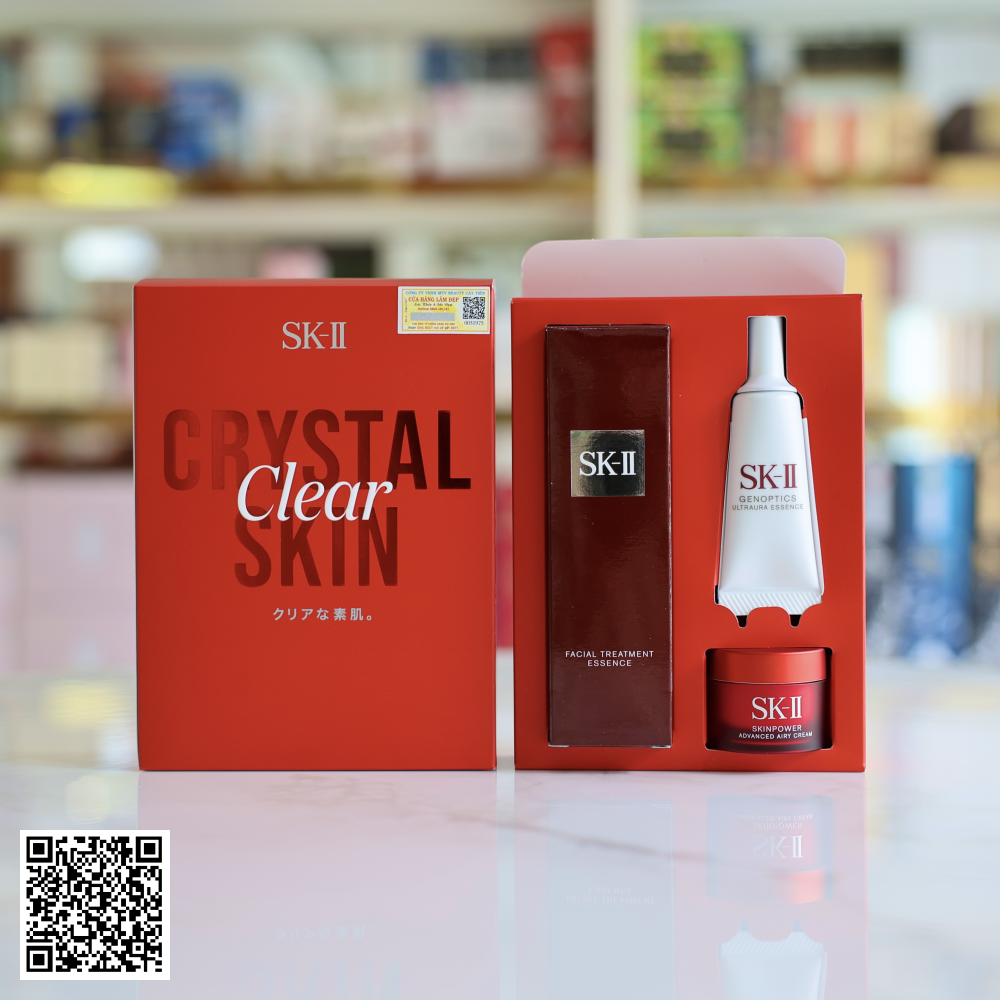 Set Nước Thần SK-II Crystal Clear Skin Từ Nhật Bản 3 Món