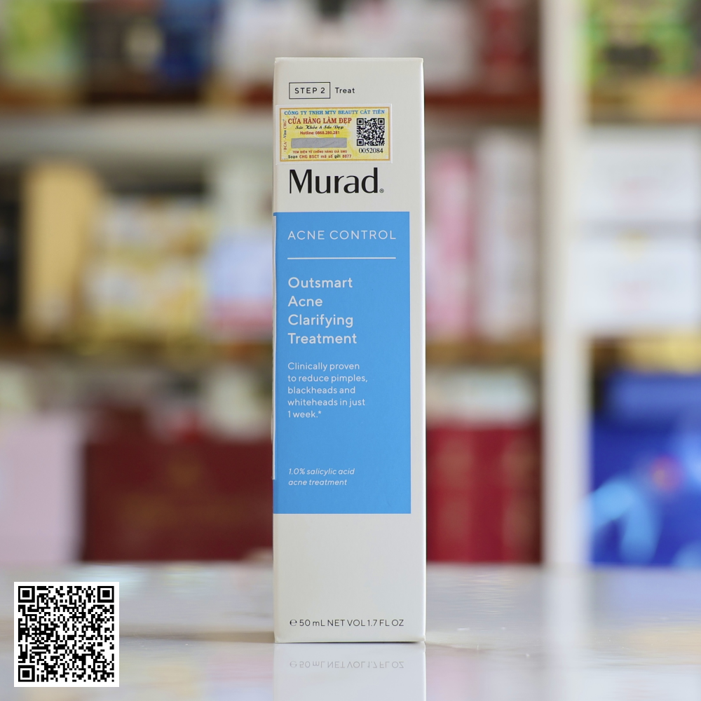 Gel Giảm Mụn Thông Minh Murad Acne Control Outsmart Blemish Clarifying Treatment Từ Mỹ 50ml