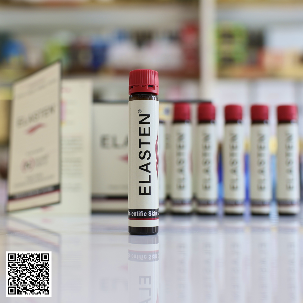 Nước Uống Collagen Elasten Scientific Skin Care Từ Đức Hộp 7 Ống