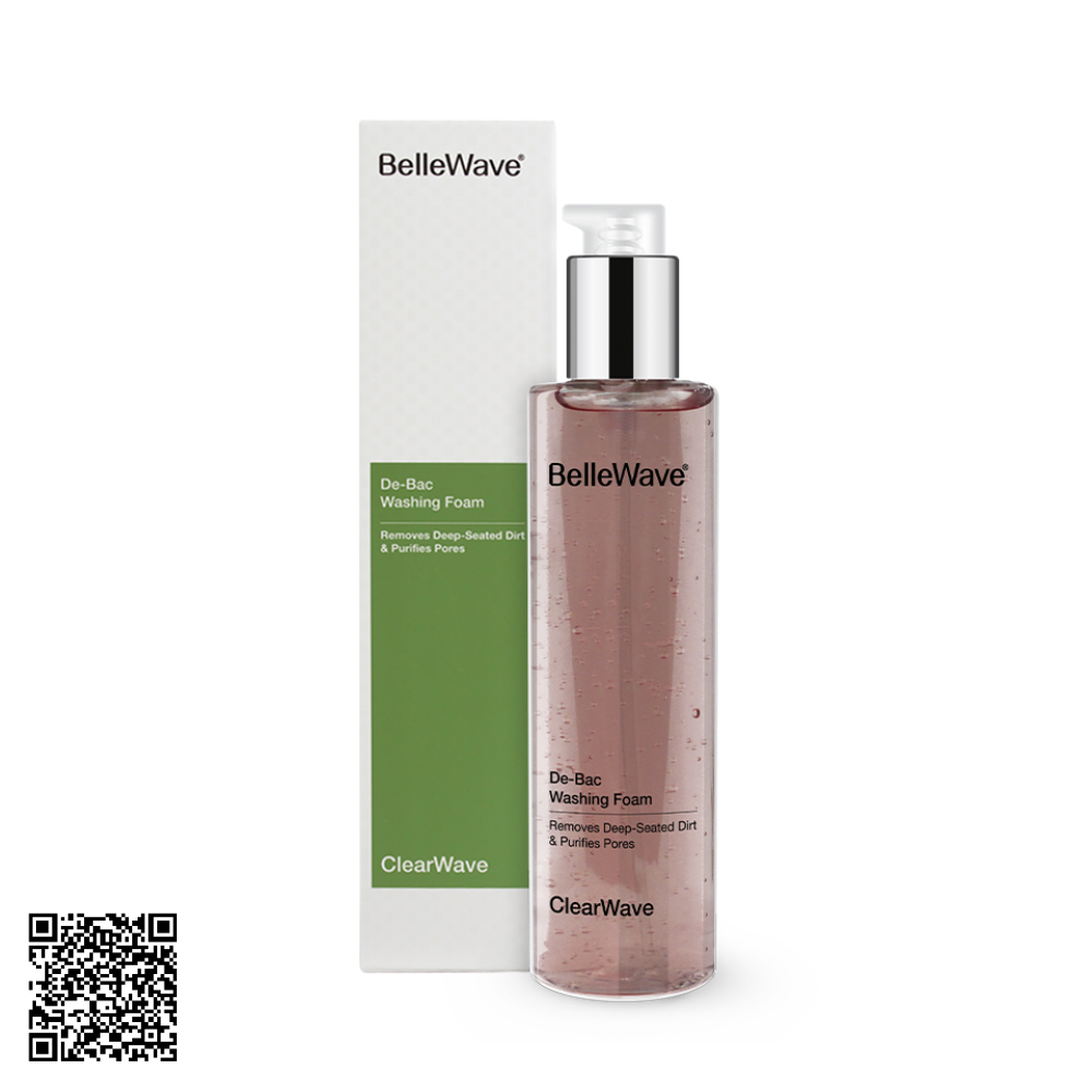 Gel Rửa Mặt Diệt Khuẩn BelleWave De-Bac Washing Foam Từ Thuỵ Sĩ 200ml