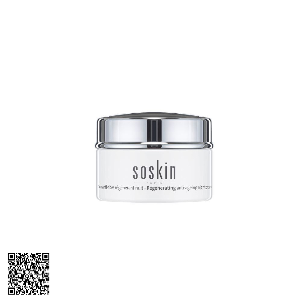 Kem Tái Tạo Da Lão Hóa Ban Đêm Soskin Regenerating Anti-Ageing Night Cream Từ Pháp 50ml