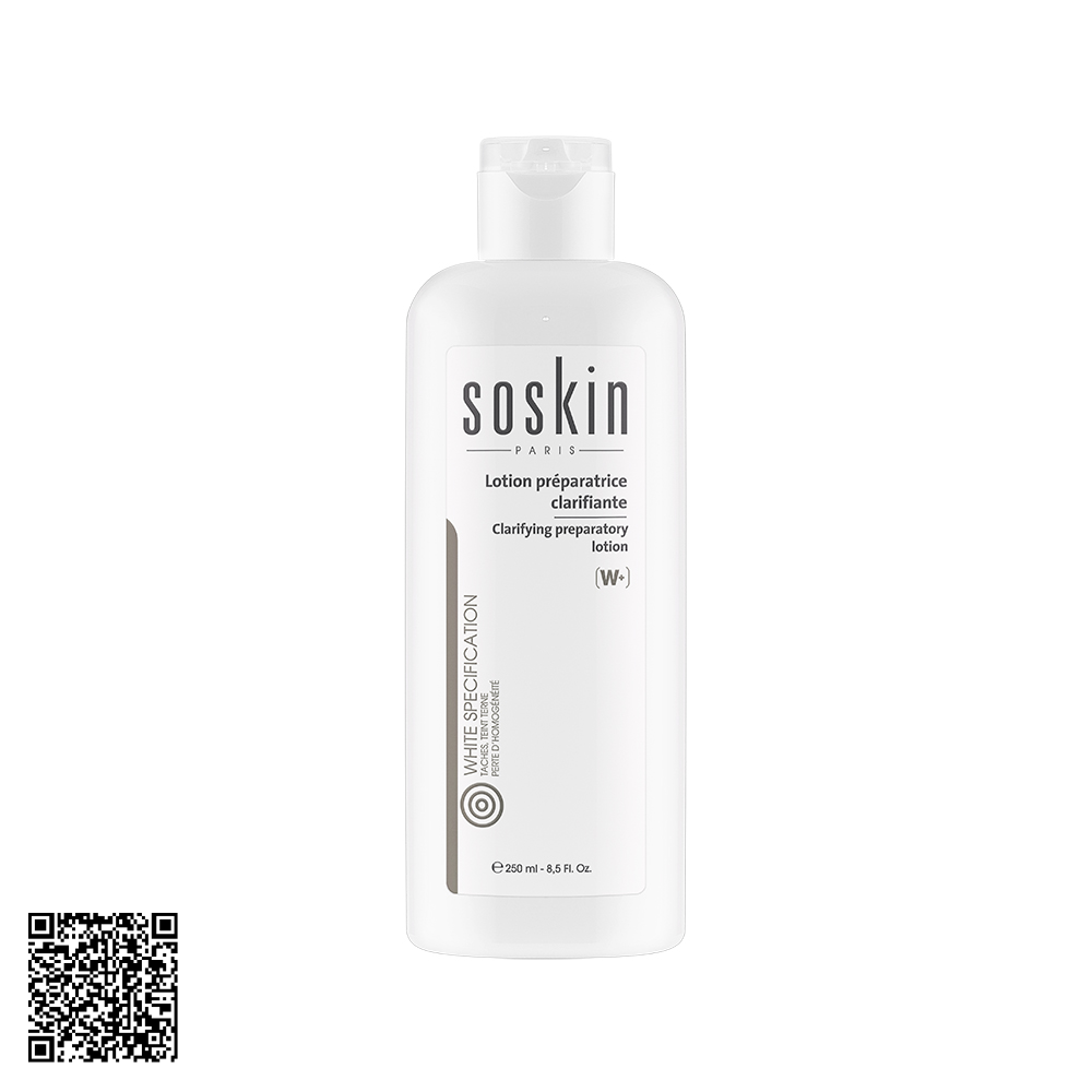 Nước Cân Bằng Làm Trắng Da Soskin Clarifying Preparetory Lotion Từ Pháp 250ml