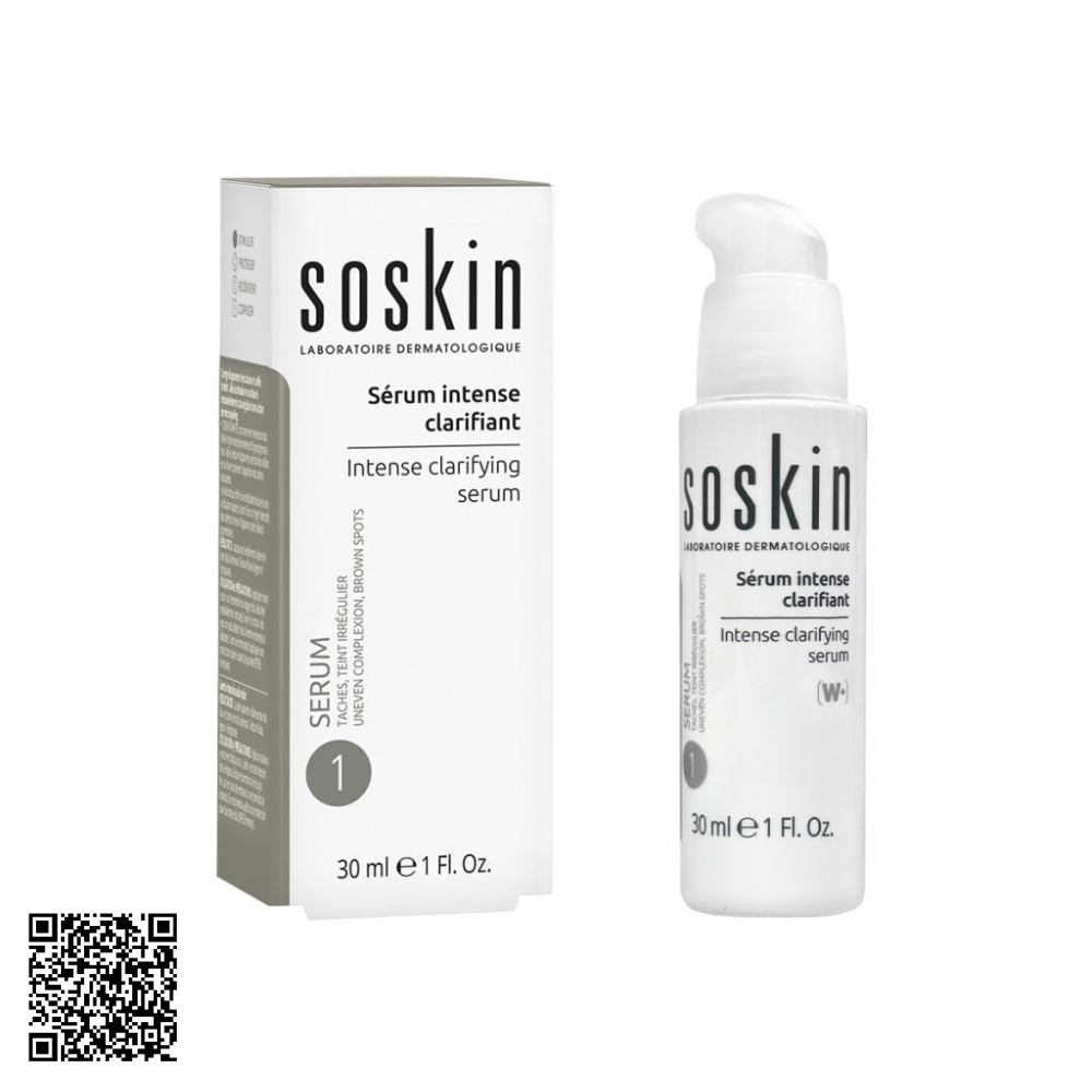 Serum Làm Trắng Tăng Cường Soskin Intense Clarifying Serum Từ Pháp 30ml