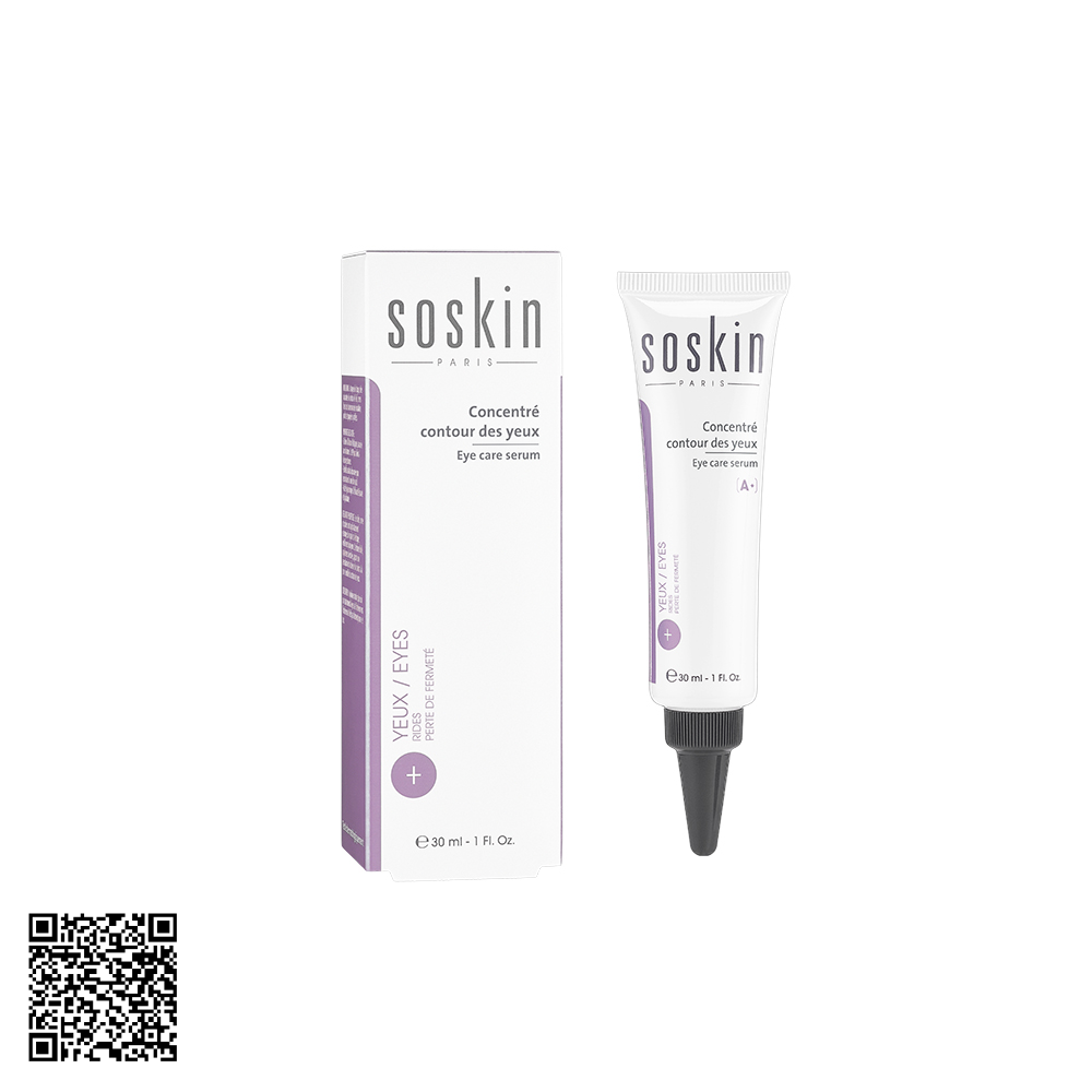 Serum Trẻ Hóa Da Vùng Mắt Soskin Eye Care Serum Từ Pháp 30ml