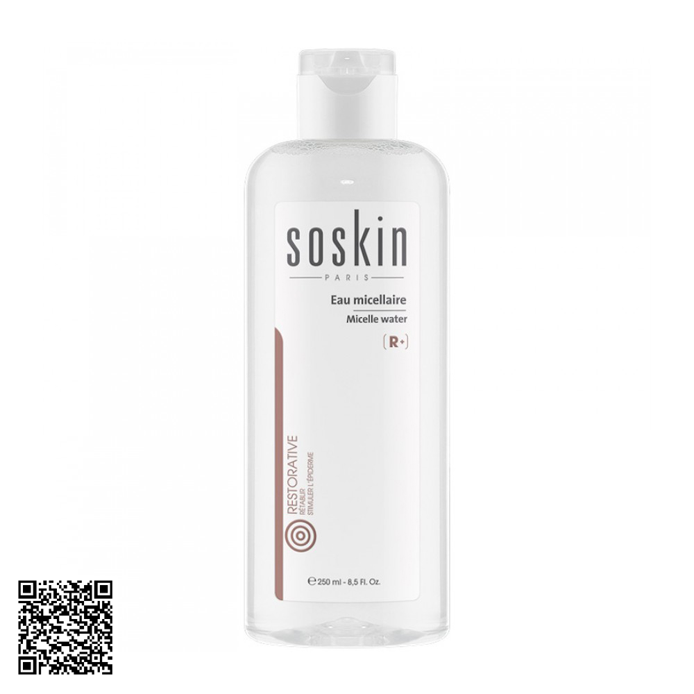 Nước Tẩy Trang Nhẹ Nhàng Soskin Micelle Water Từ Pháp 250ml