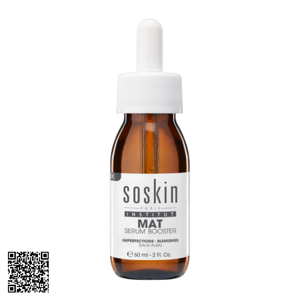 Tinh Chất Giảm Mụn Soskin Mat Serum Booter Từ Pháp 60ml