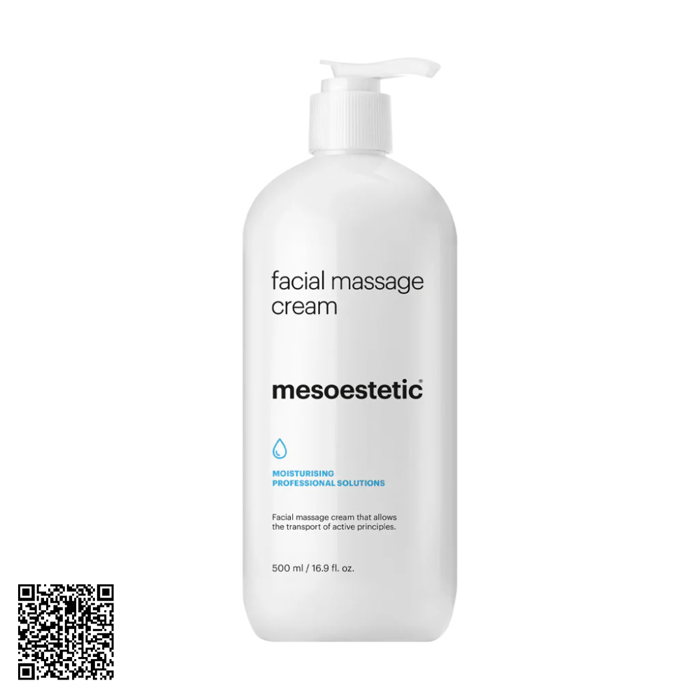 Kem Massage Dưỡng Ẩm Chuyên Nghiệp Mesoestetic Facial Massage Cream Từ Tây Ban Nha 500ml